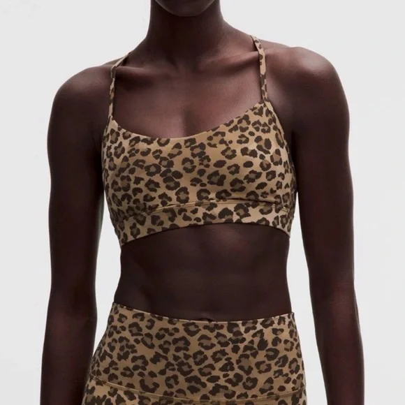 NWT Lululemon Flow Y Bra True Leopard Various Sizes - Picture 1 of 5